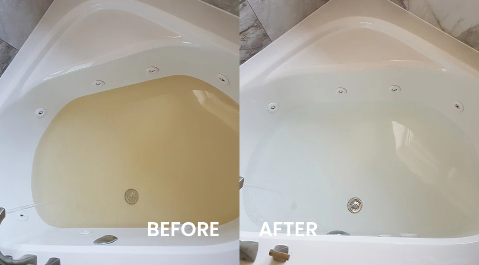 After water treatment: professionally installed clean water system delivering pure, treated water in Aylmer, Ontario